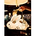 LED Light Rabbit Lantern Mid Autumn Festival Hamper Gift Box - Abalone - Michel Cluizel Chocolate - Taiwan Traditional Snake - Kee Wah Mooncake